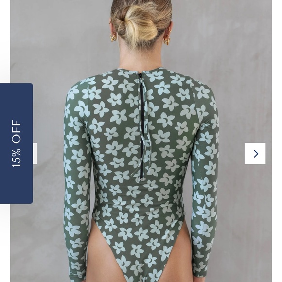 Lokahi Swim Long Sleeve Swimsuit Surfsuit Moonstone - Picture 4 of 4